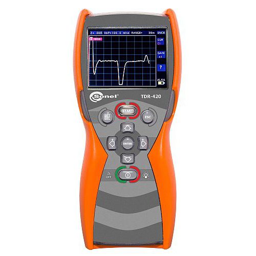 TDR reflectometer - TDR-420 - Sonel SA - portable