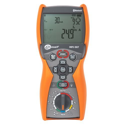 Electrical installation tester - MPI-507 - Sonel SA - voltage / insulation / short-circuit current