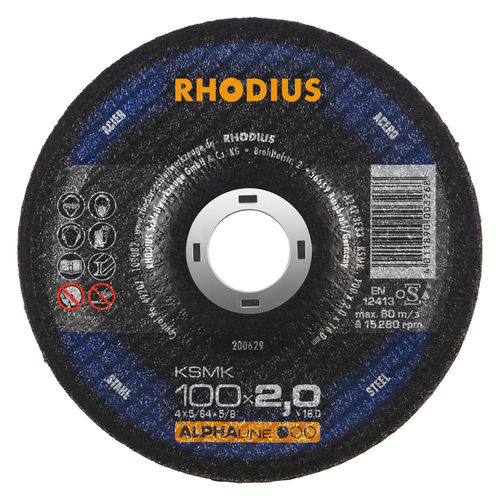 Metal cutting disc - KSMK - RHODIUS - steel