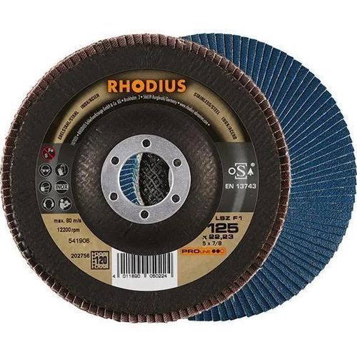 Stainless steel flap disc - 0008991161 - RHODIUS - finishing