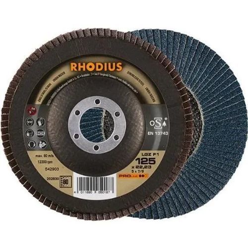 Stainless steel flap disc - LGZ - RHODIUS - vertical flap / finishing