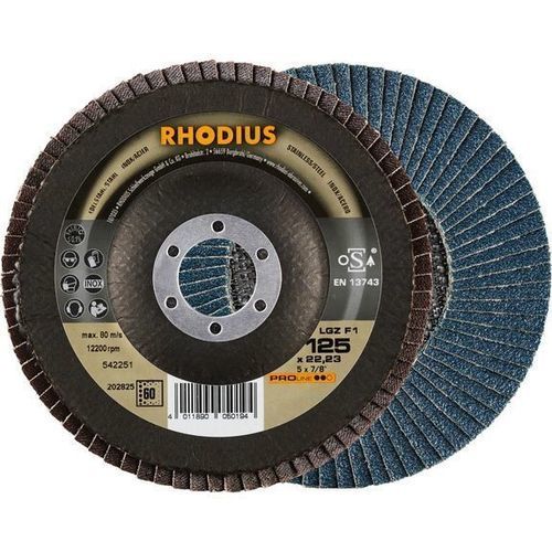 Finishing flap disc - LGZ F1 - RHODIUS