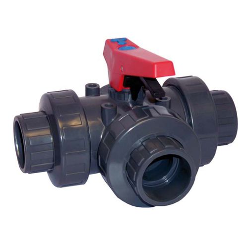 Ball valve - UP.74.SF1 - Cepex SER - lever / for water / PVC-U