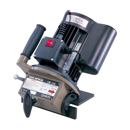 Electric chamfering machine - HB-15B - Nitto Kohki Europe - hand-held / mobile / sheet metal