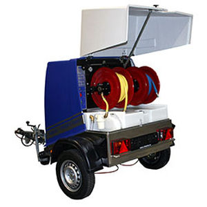 Cold water high-pressure cleaner - TD144 - Aquila Triventek A/S - hot water / diesel engine / trailer-mount