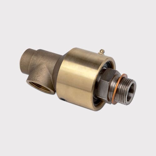 Water rotary union - U series - Re S.p.A. - for air / for oil / 2-passage