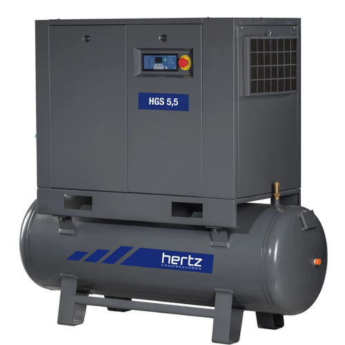 Rotary compressor - H series - Hertz Kompressoren GmbH - air / electrically-powered / stationary