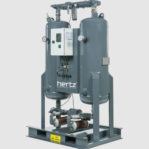 Heatless desiccant compressed air dryer HDA series Hertz