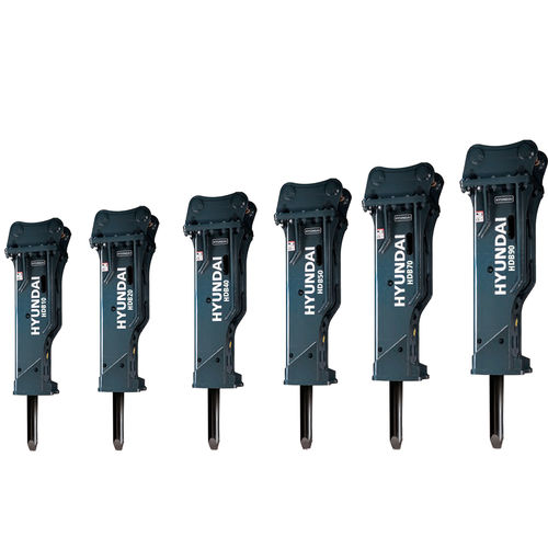 Hydraulic rock breaker - HDB series - Hyundai Construction Equipment Americas, Inc. - for excavators