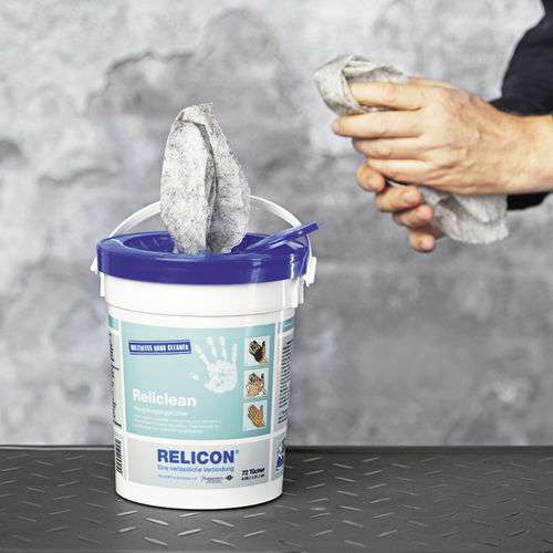 Hand cleaning wipe - Serie Reliclean - HellermannTyton España