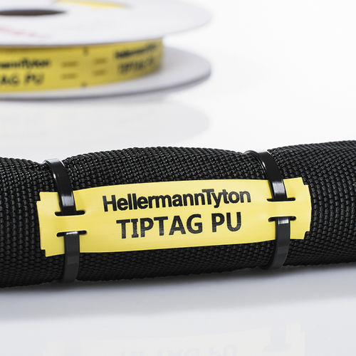 Thermal transfer label - TipTag Series - HellermannTyton España - identification / printable / polyurethane