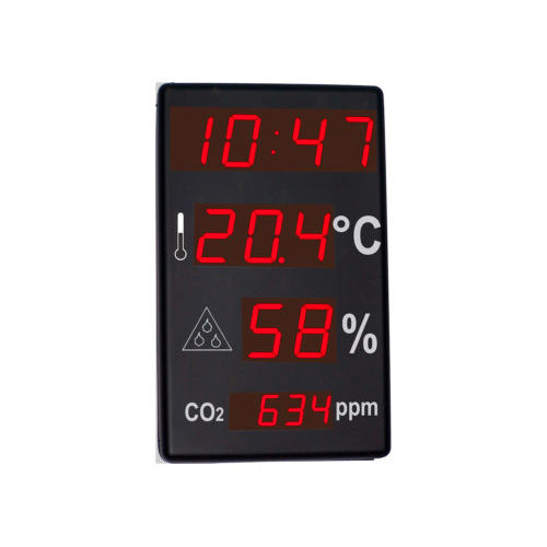 Numeric display - DC41SRTHO - DITEL - 7-segment / temperature measurement / humidity measurement
