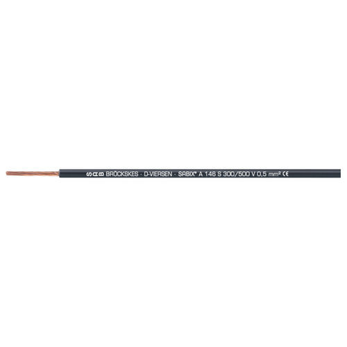 Halogen-free electrical wire - SABIX® A 146 FRNC - SAB BROECKSKES GMBH & Co. KG - insulated / copper / flexible