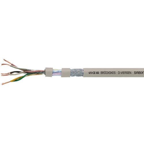 Halogen-free electrical cable - SABIX® R 645 FRNC TP - SAB BROECKSKES GMBH & Co. KG - data / DIN / insulated