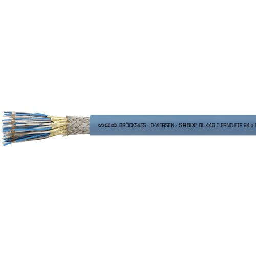 Halogen-free electrical cable - SABIX® BL 446 C FRNC FTP - SAB BROECKSKES GMBH & Co. KG - data / DIN / insulated