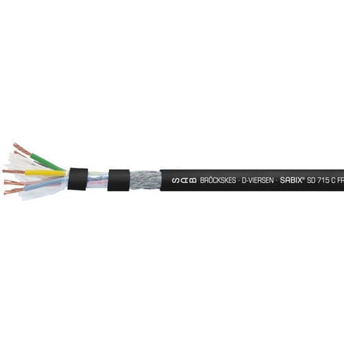 Fire protection electrical cable - SABIX® SD 715 C FRNC C1 - SAB BROECKSKES GMBH & Co. KG - power / data / DIN