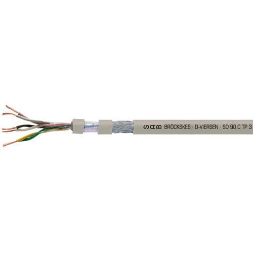 Flexible electrical cable - SD 90 C TP - SAB BROECKSKES GMBH & Co. KG - data / DIN / insulated