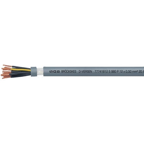 Highly flexible electrical cable - S 980 P - SAB BROECKSKES GMBH & Co. KG - power / DIN / insulated