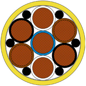 Power cable - GP 400 SF S Power - SAB BROECKSKES GMBH & Co. KG - flame-retardant / oil-resistant / weather-resistant