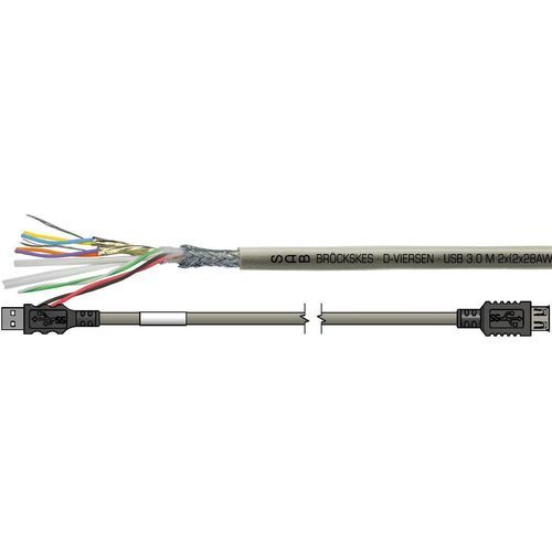 Electrical data cable - SAB BROECKSKES GMBH & Co. KG - power / USB 3.0 / shielded