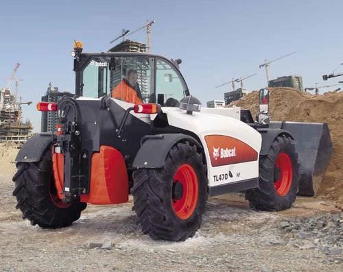 Telescopic backhoe loader - TL470 - BOBCAT - diesel