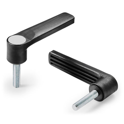 Steel clamping lever - A149 - Boteco - with plastic handle / external thread