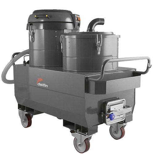 Industrial vacuum cleaner - TC220 MPI - Delfin Vacuums - oil and chip / single-phase / mobile