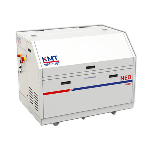 Plunger pump - NEO series - KMT GmbH - KMT Waterjet Systems - water / electric / stationary