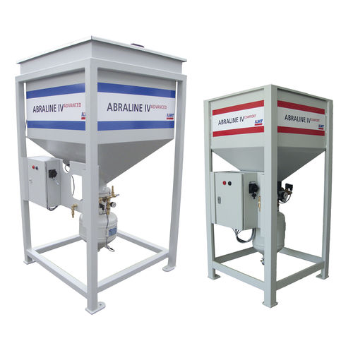 Feed hopper - ABRALINE IV - KMT GmbH - KMT Waterjet Systems - loading / distribution / dosing