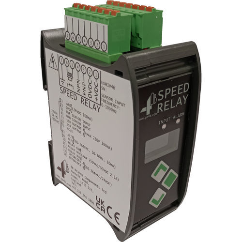 Speed monitoring relay USR1V4 4B Braime Components shaft rotation