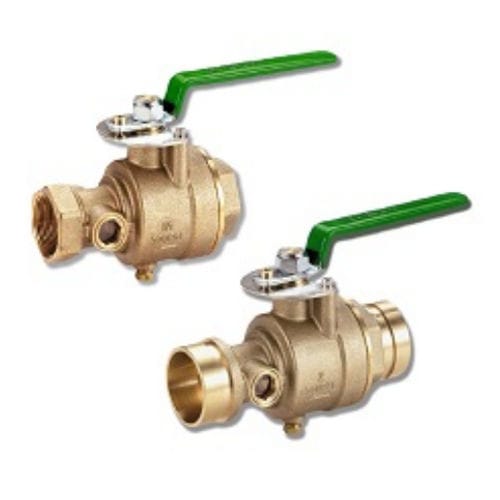 Ball valve - HTD - Elite Line Industrial Corp. - drain / threaded / bronze