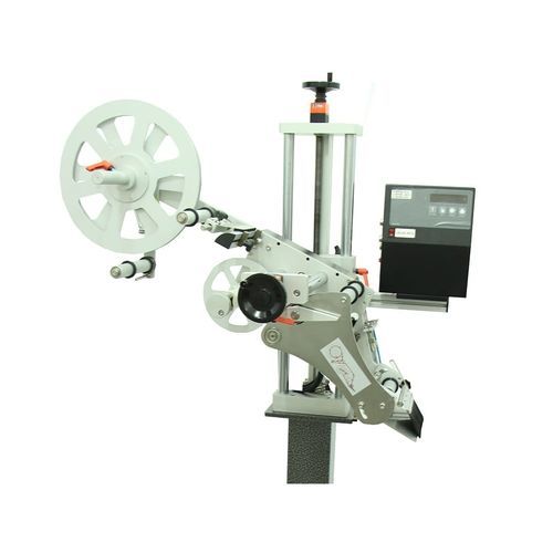 Automatic label applicator - LAH - JDA PROGRESS IND. - for bottles / top / for the pharmaceutical industry
