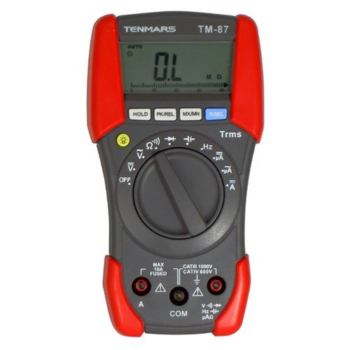 Digital multimeter - 600 V | TM-87 - Tenmars Electronics - portable / industrial