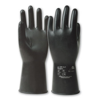 Laboratory glove - Vitoject® 890 - Kächele Cama Latex - for the chemical industry / chemical protection / rubber
