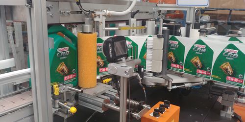 Automatic labeler - Productive Systems - side / for self-adhesive labels / in-line