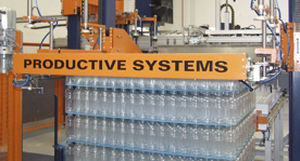 Tower palletizer - Productive Systems - for bottles / automatic