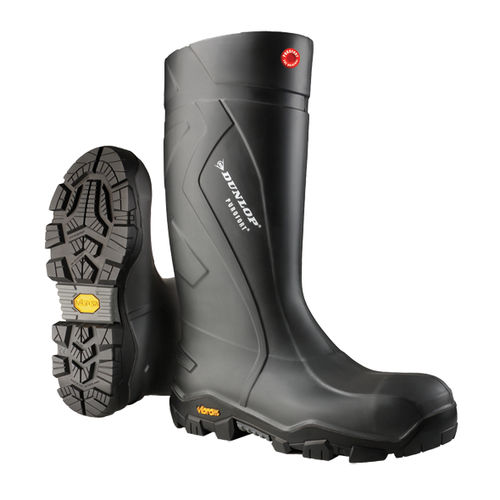 Industrial use safety boots - CC22A33 - Dunlop Hevea (IPF) - anti-slip / waterproof / chemical protection