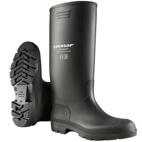 Industrial use safety boots - 380PP.RC series - Dunlop Hevea (IPF) - waterproof / chemical protection / carbon