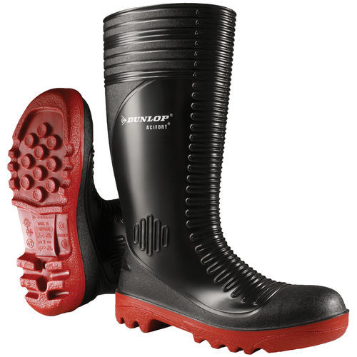 Industrial use safety boots - A252931 - Dunlop Hevea (IPF) - anti-slip / waterproof / chemical protection