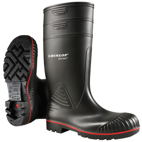 Industrial use safety boots - A442031 - Dunlop Hevea (IPF) - anti-slip / waterproof / chemical protection