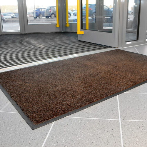 Clean mat - COBAwash® - COBA Europe Ltd - NBR / black / brown