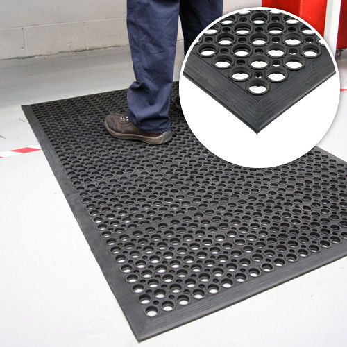 Anti-fatigue mat - Rampmat - COBA Europe Ltd - modular / rubber