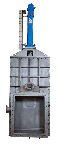 Gate valve - CB series - C.M.O. - hydraulically-operated / for control / for water