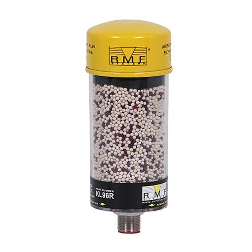 Desiccant breather - KL96R - RMF SYSTEMS B.V. - for air filtration / threaded