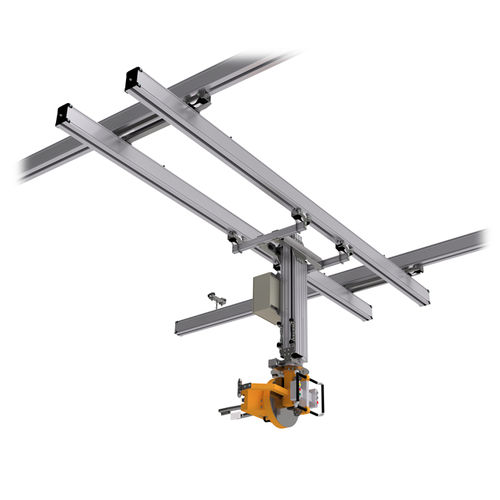Lifting axe manipulator - Z-LP series - ZASCHE handling GmbH - pneumatic / handling / overhead rail-mounted