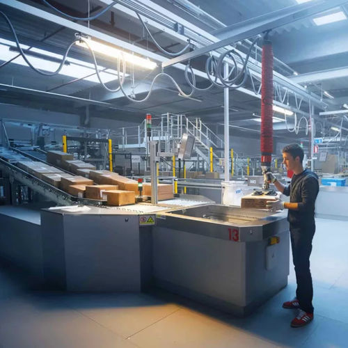 Robotized palletizer - DEMATIC - pallet / package / food