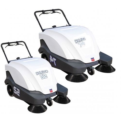 Walk-behind sweeper - DULEVO 52 - FAIP - combustion engine / battery-powered / dust