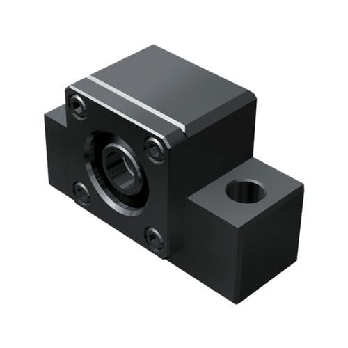 Cylindrical bearing housing - FKT series - THK - fixed / angular contact ball bearing / lubricated