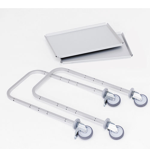Transport cart - G®-SERV E 900 series - Gmöhling Transportgeräte GmbH - aluminum / 3 levels / multipurpose