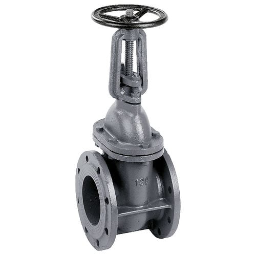 Gate valve - 15 series - Mival - with handwheel / flange / HVAC